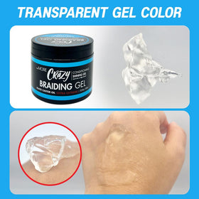 The MORE used on braids illustrating lasting hold and polished finish benefits