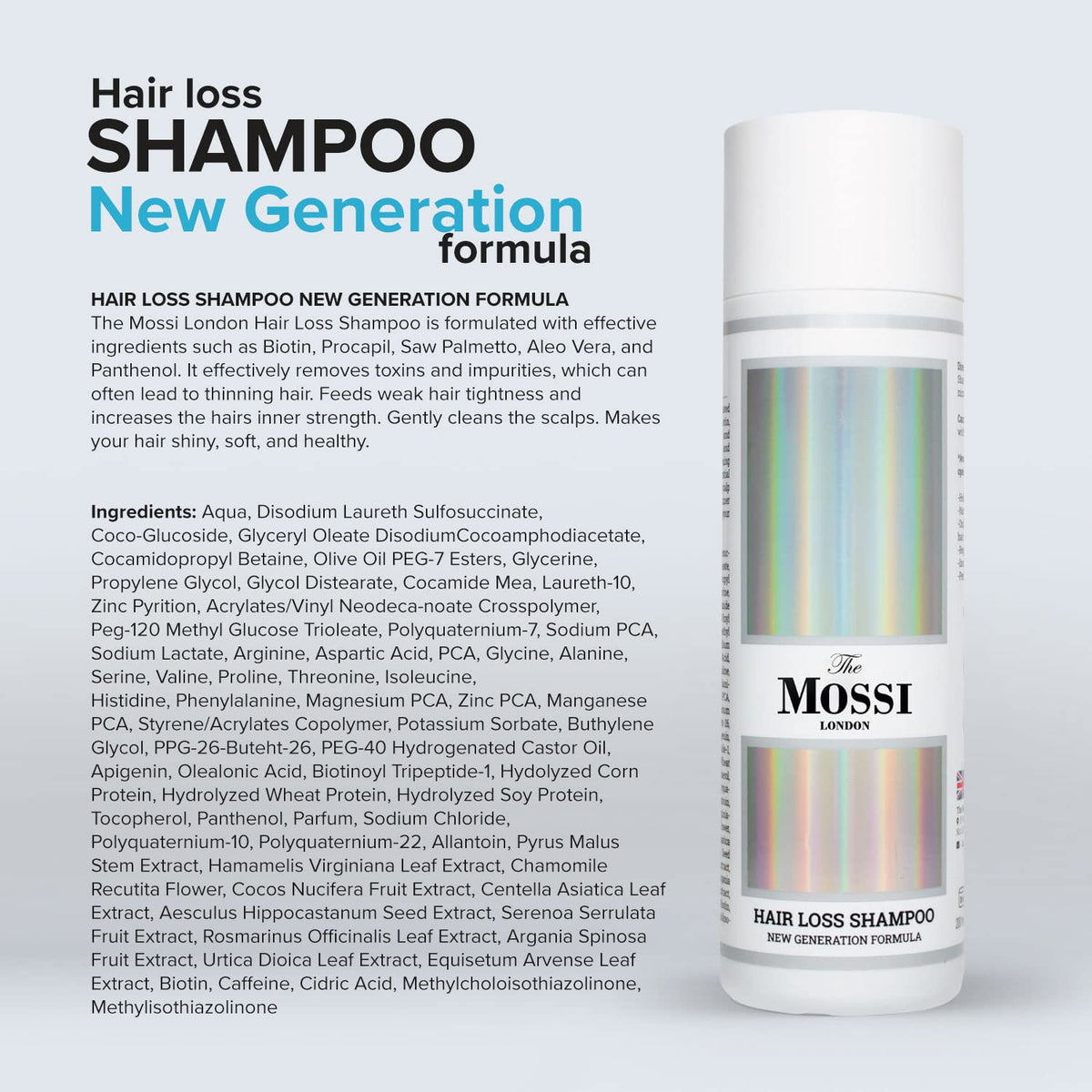 The Mossi London lather texture close-up demonstrating rich foam for effective cleansing