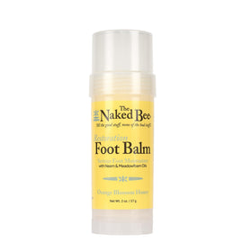 The Naked Bee front bottle view showing label and orange blossom honey scent benefit