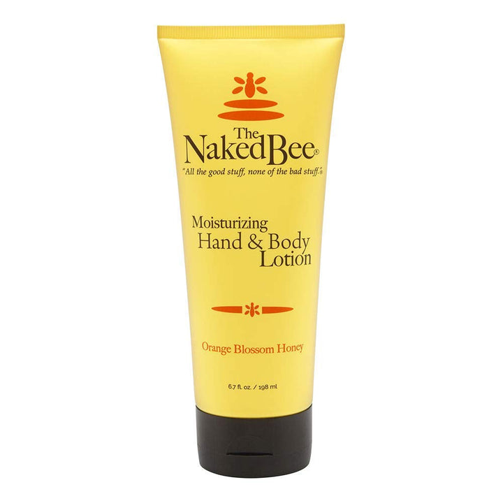 The Naked Bee front packaging showing orange blossom honey scent and benefits