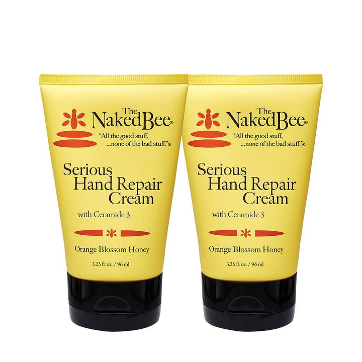 The Naked Bee front packaging two-pack showing orange blossom honey scent and value