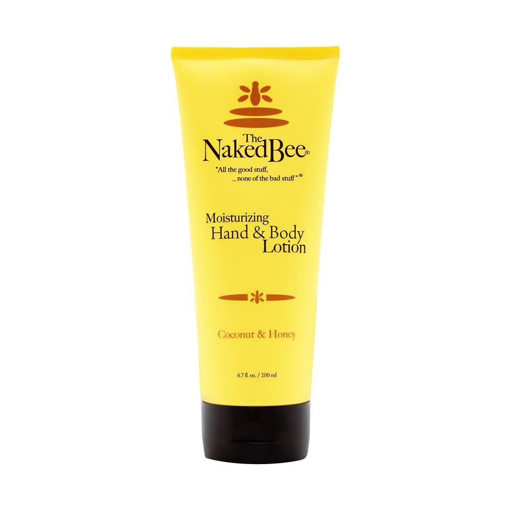 The Naked Bee front packaging showing label and 6.7 oz size, conveys trustworthy hydration