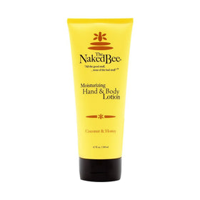 The Naked Bee front packaging showing label and 6.7 oz size, conveys trustworthy hydration