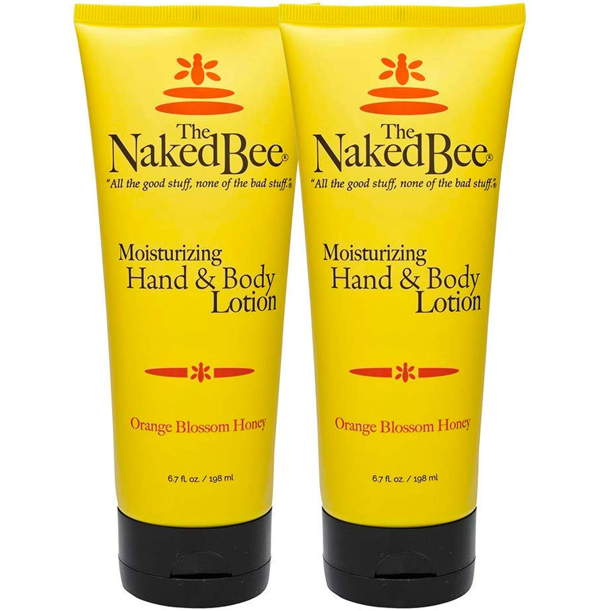 The Naked Bee front packaging showing tube and honey scent benefit