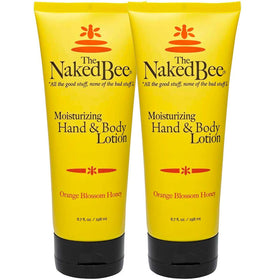 The Naked Bee front packaging showing tube and honey scent benefit