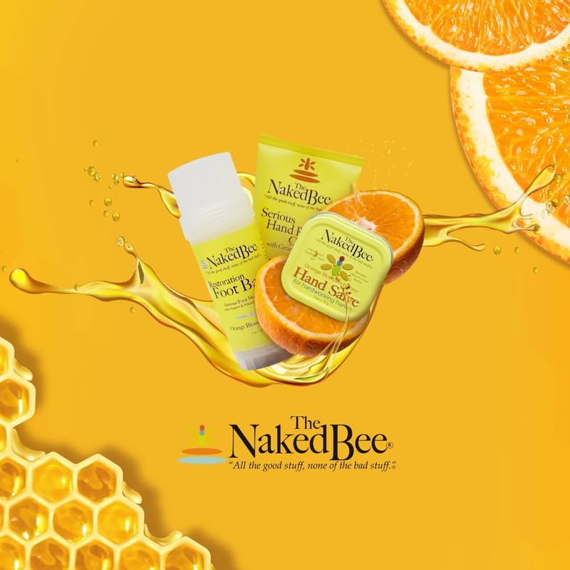 The Naked Bee label and ingredients panel emphasizing cruelty-free, safe formulation