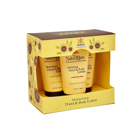 The Naked Bee three-pack front view showing convenient travel bottles and variety