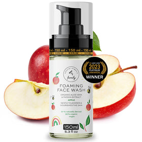 The Natural and Organic Family front packaging displaying gentle kid-safe cleanser benefits
