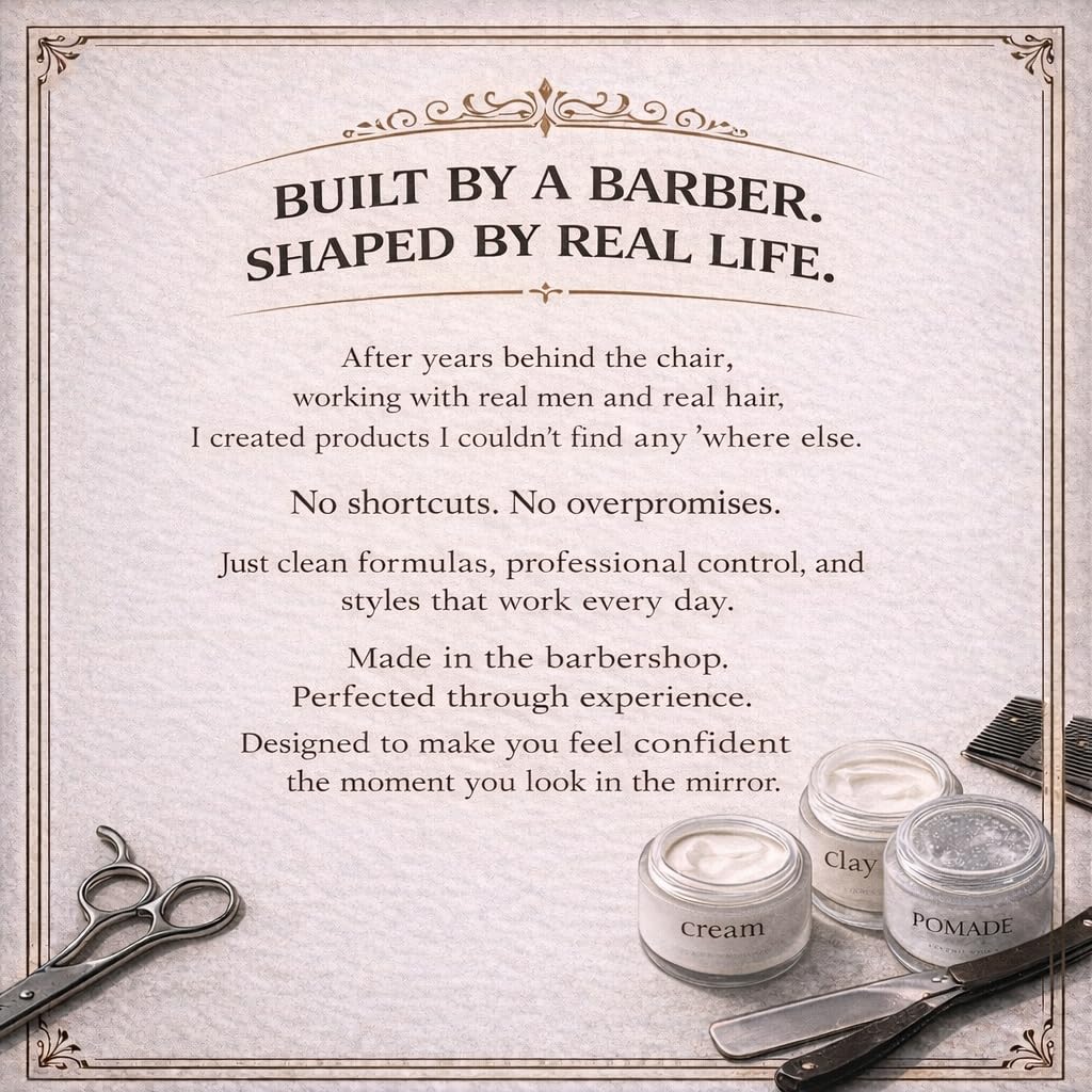 THE OFFICE BARBERSHOPS product in barbershop lifestyle setting for authenticity
