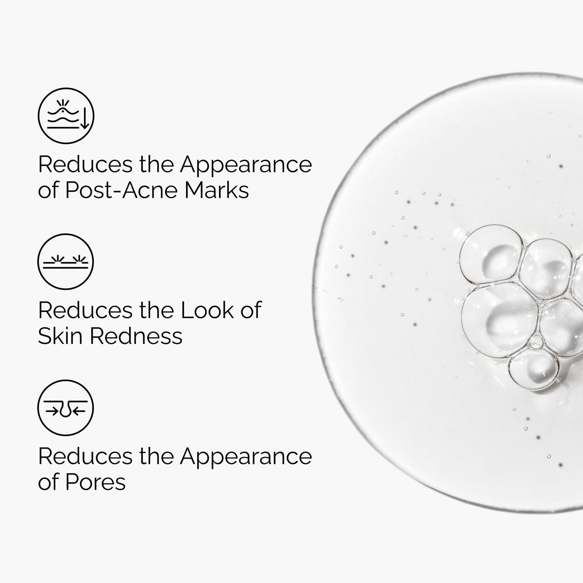 The Ordinary serum texture on skin demonstrating lightweight hydration