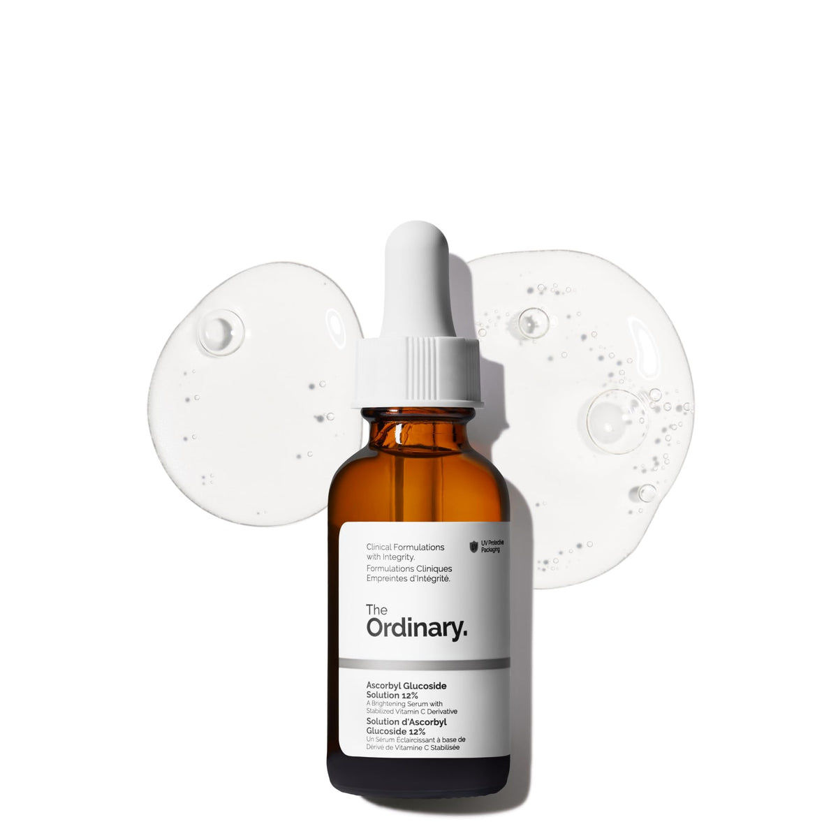 The Ordinary front packaging showing bottle and label, clear product recognition and trust
