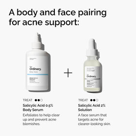 The Ordinary 8.1 fl oz bottle next to ruler showing true size for value clarity
