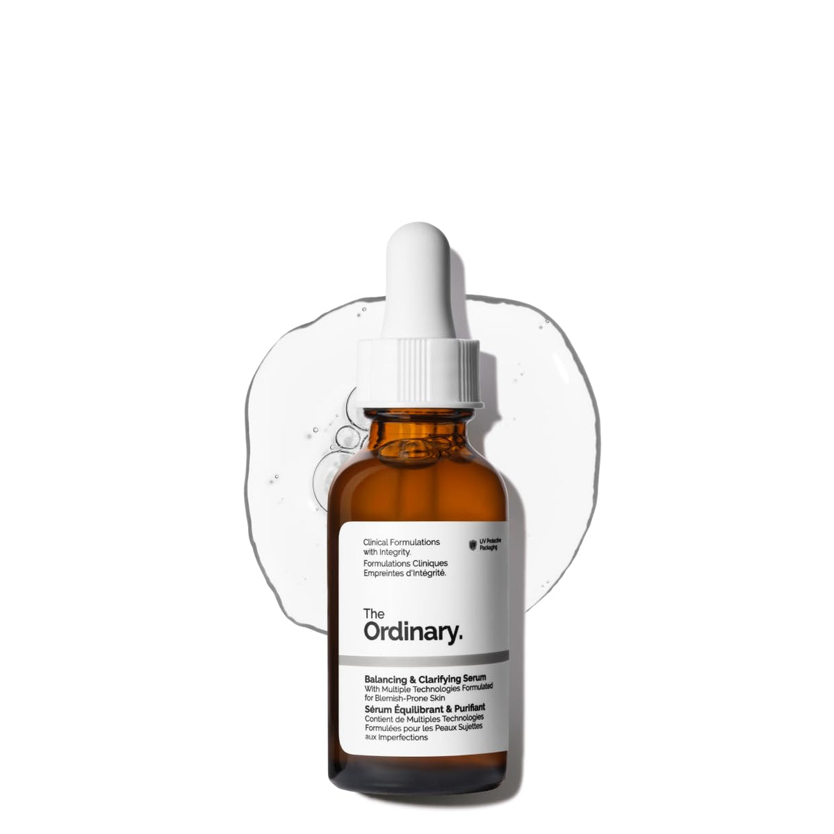 The Ordinary front bottle showing packaging and easy identification benefit