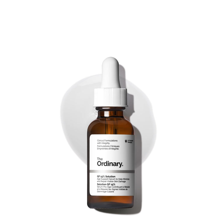 The Ordinary front packaging showing bottle and label, clear product presentation benefit