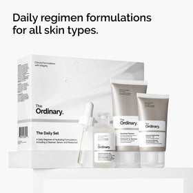 The Ordinary hyaluronic acid serum dispensing in hand to show lightweight hydration boost