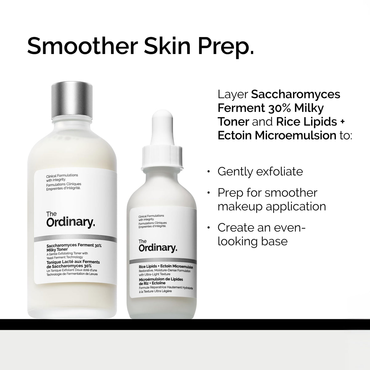 The Ordinary packaging back showing ingredient panel to inform ingredient-conscious users
