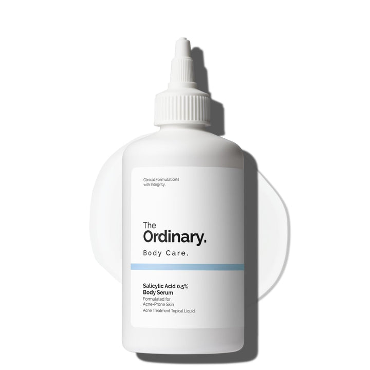 The Ordinary front bottle image showing clear serum and brand for targeted exfoliation