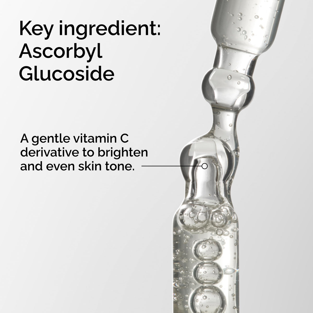 The Ordinary dropper releasing serum, close-up texture view for lightweight absorption benefit
