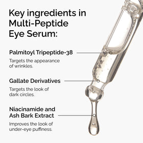 The Ordinary serum texture closeup, showing lightweight gel consistency for quick absorption