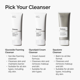 The Ordinary on a bathroom shelf in a routine setting promoting gentle daily use