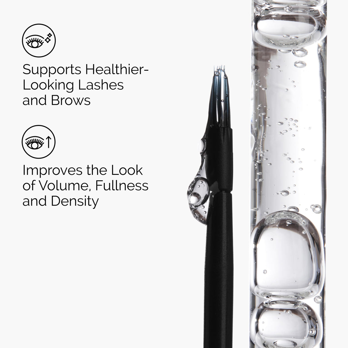 The Ordinary serum texture on fingertip highlighting lightweight, non-greasy formula absorption
