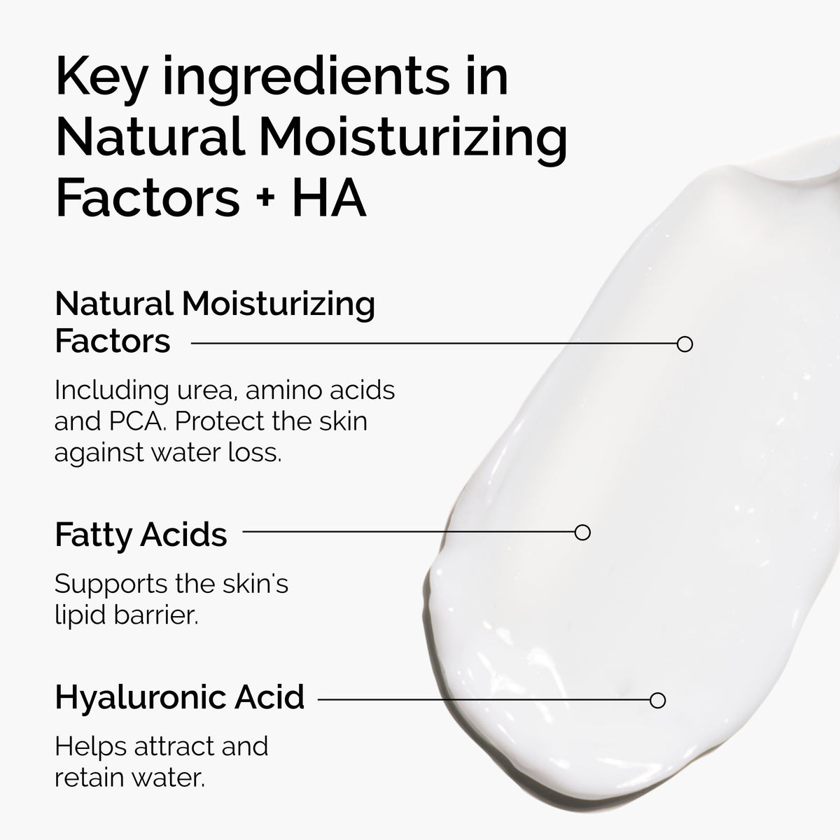 The Ordinary emulsion texture on hand demonstrating fast absorption and non-greasy finish