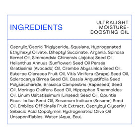 the outset ingredient label close-up highlighting clean, vegan formulation benefit