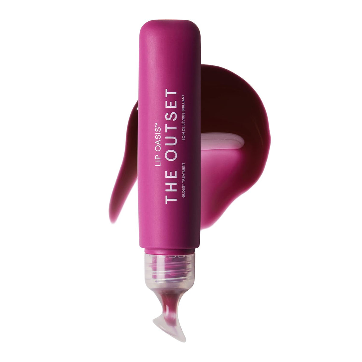 The Outset front packaging showing sleek tube and subtle tint benefit: polished look