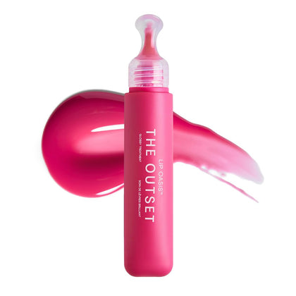 The Outset Daiquiri front tube showing glossy pink finish and compact travel size