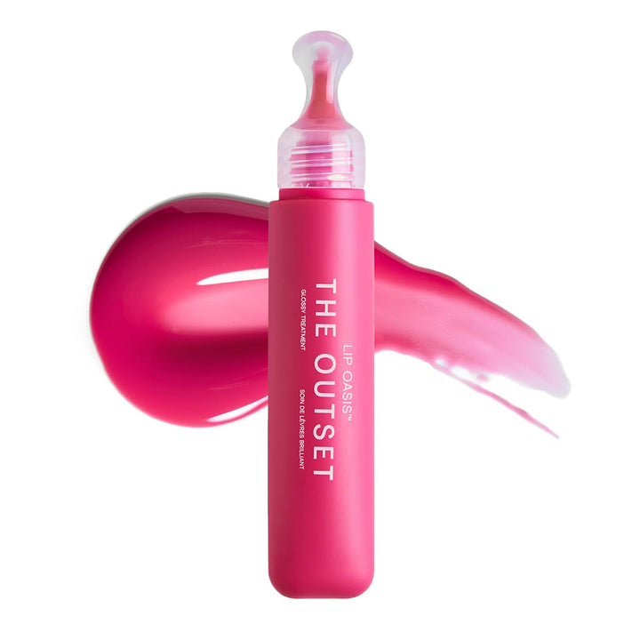 The Outset Daiquiri front tube showing glossy pink finish and compact travel size