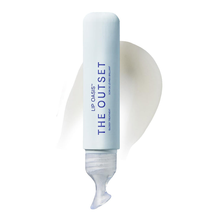 The Outset front tube showing clear glossy lip balm for visible hydration