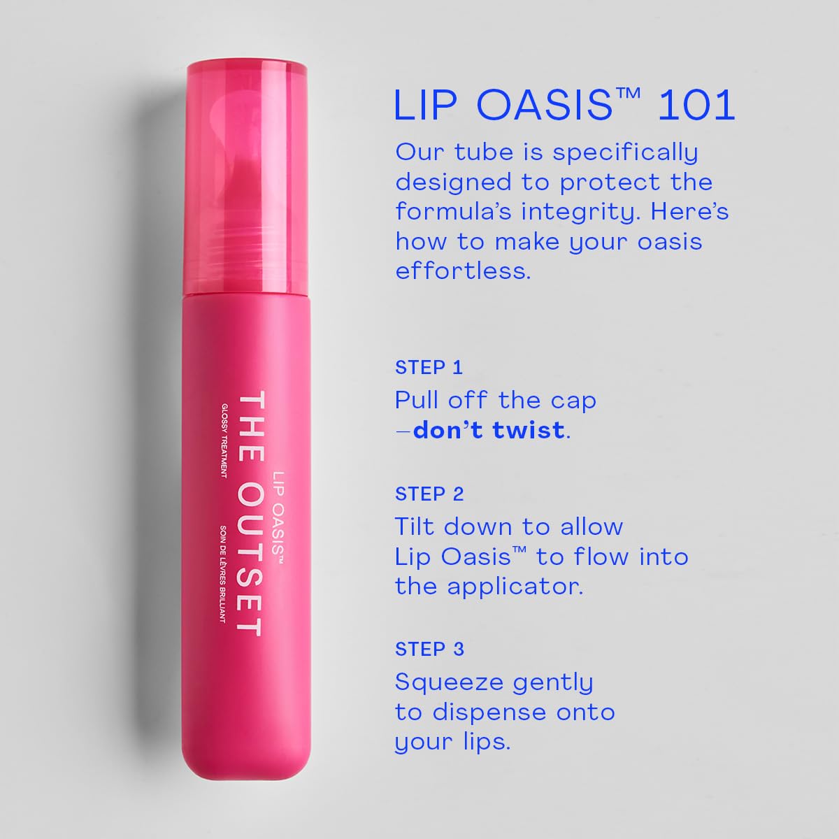 Label detail showing The Outset branding and clean-ingredient list for confidence