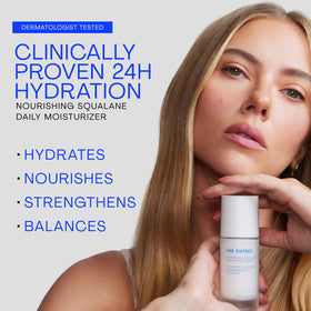 the outset close-up of cream texture for smooth hydration