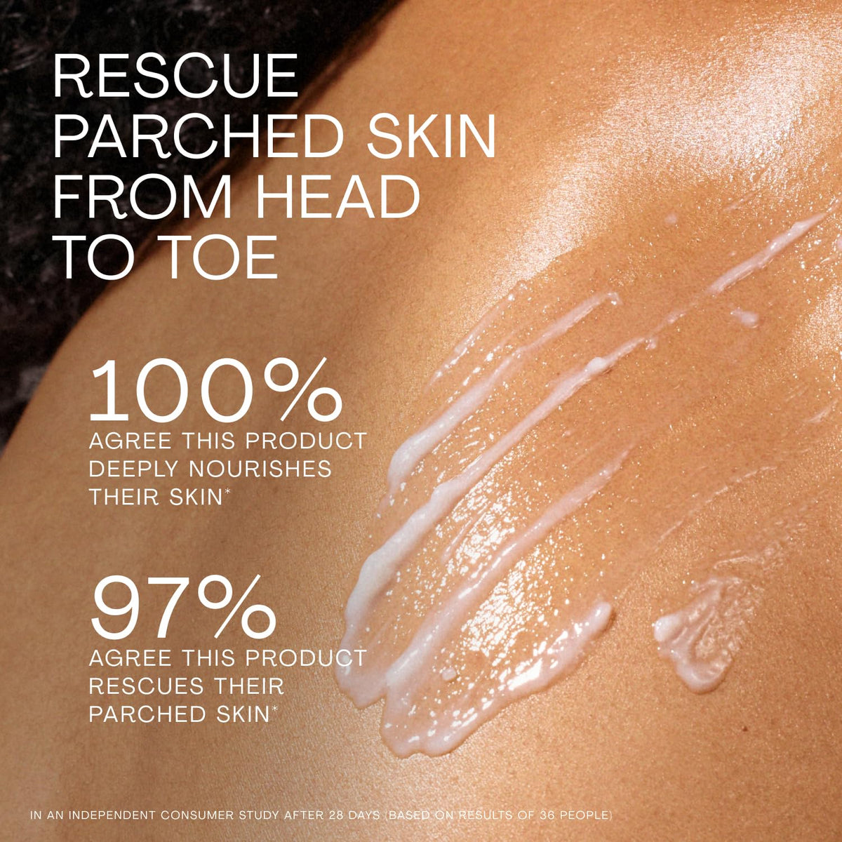 the outset applying balm with fingertip for instant targeted relief