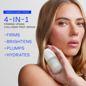 The Outset dropper releasing serum showing silky texture and fast absorption