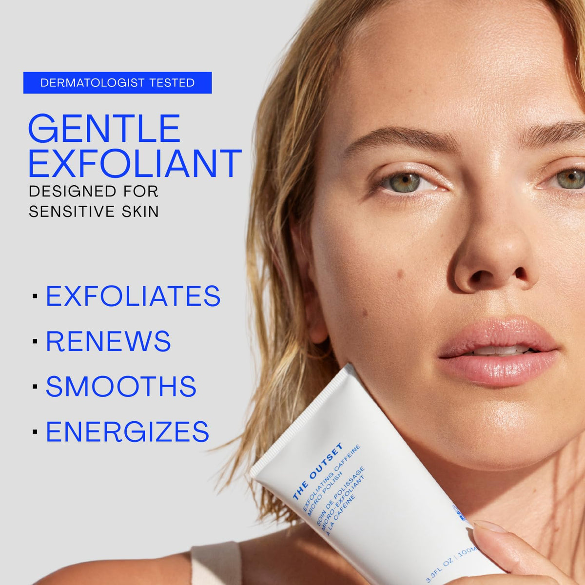the outset creamy texture closeup demonstrating smooth glide for gentle exfoliation