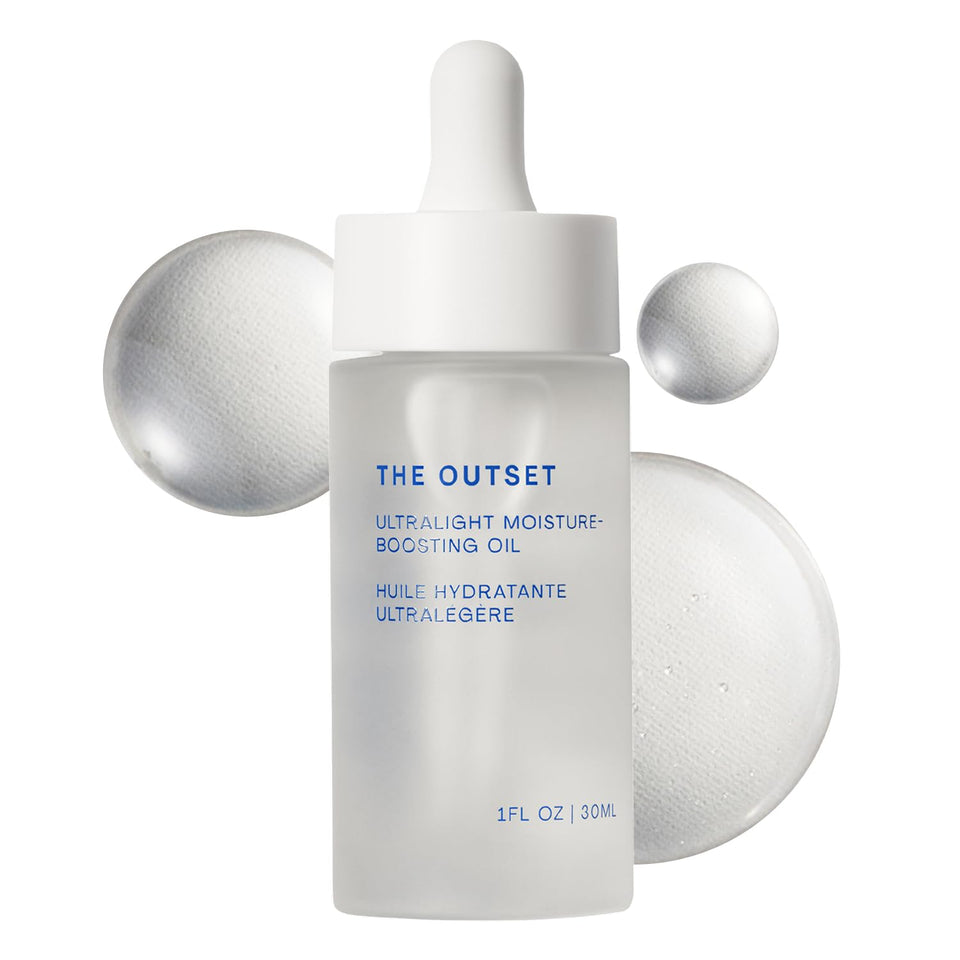 the outset front bottle view showing sleek packaging and brand hydration benefit