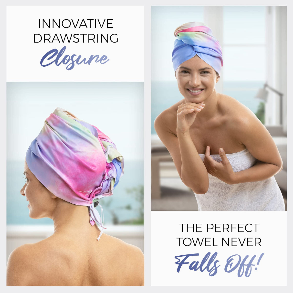 THE PERFECT HAIRCARE back twist style showing how the clip keeps wrap in place