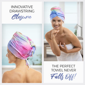 THE PERFECT HAIRCARE back twist style showing how the clip keeps wrap in place