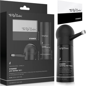 The Rich Barber front packaging showing kit components and professional styling benefit