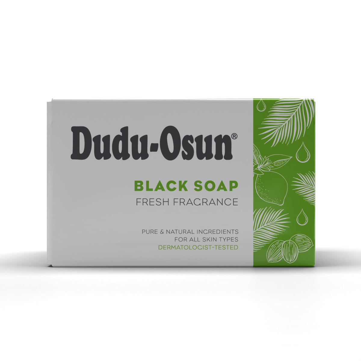 The Roots Naturelle front packaging showing six fresh-fragrance bars and brand clarity