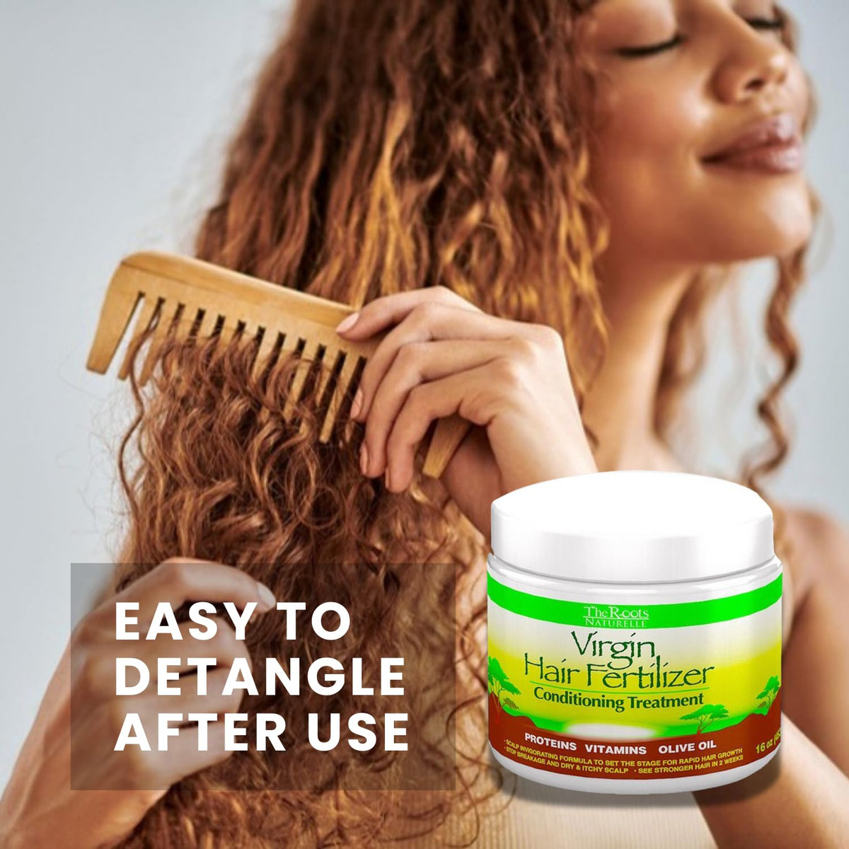 Close-up of key ingredients shea and coconut with The Roots Naturelle nourishing boost