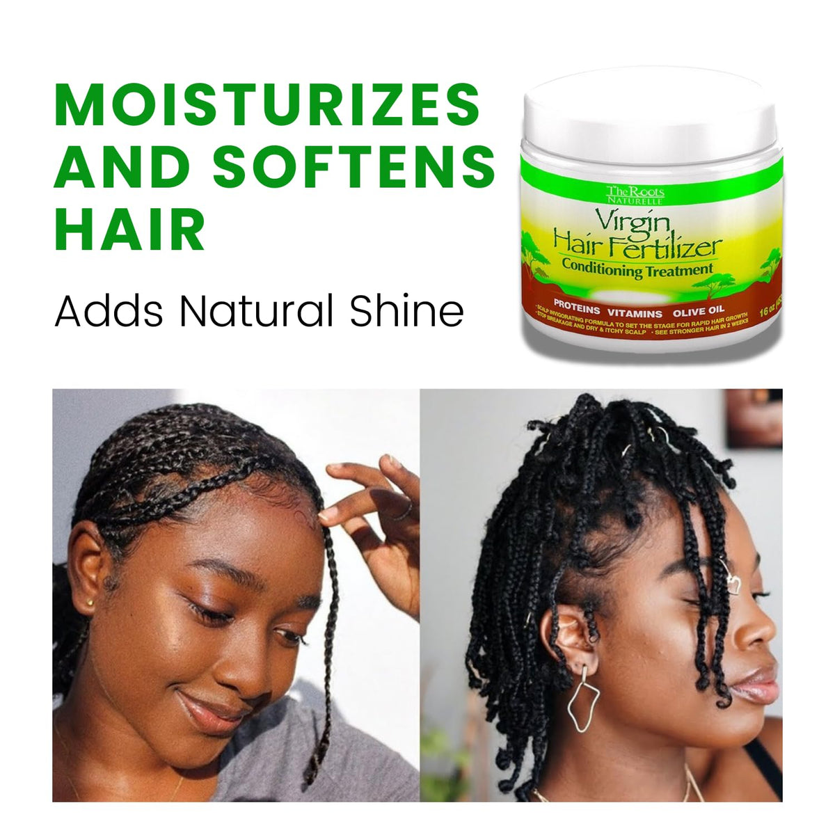The Roots Naturelle open jar showing rich cream texture for deep moisture