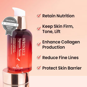 THE SKIN HOUSE label and claims detail emphasizing ingredient transparency and safety