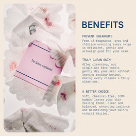 The Skinny Confidential towel in hand demonstrating extra-large size and absorbency