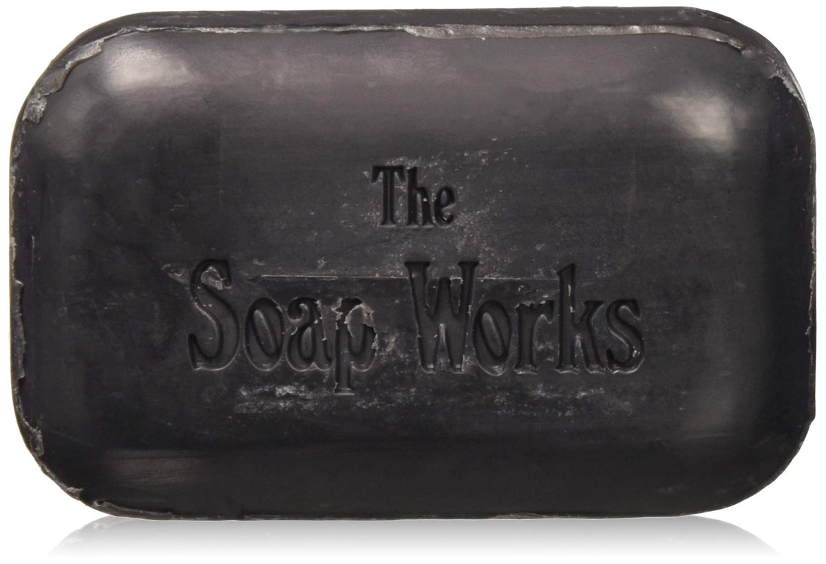 THE SOAP WORKS front packaging showing six bars and clear labeling, convenient supply