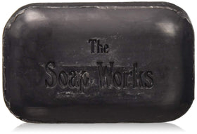 THE SOAP WORKS front packaging showing six bars and clear labeling, convenient supply