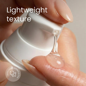 The Spa Dr bottle shown in hand for scale, travel-friendly and compact
