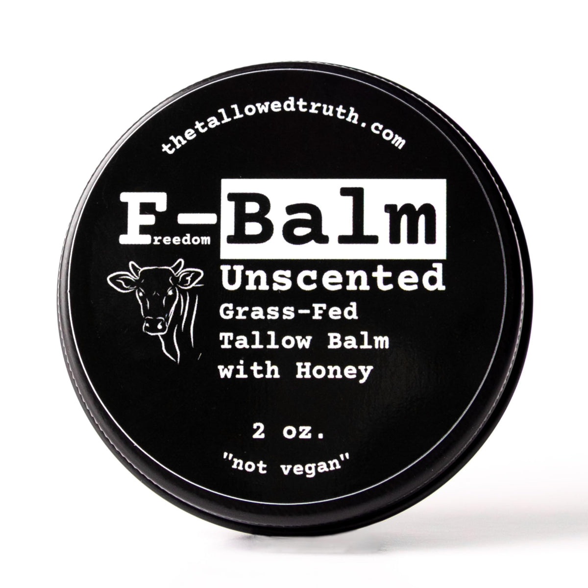 The Tallowed Truth open jar texture melting on fingertip for easy absorption benefit