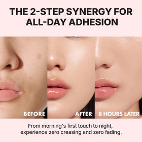 THE TOOL LAB brush applying liquid foundation for even, buildable coverage